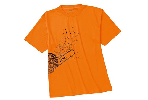 Stihl T-shirt DYNAMIC Mag Cool, orange high-viz