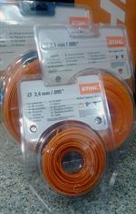 Stihl trimmertråd Rund/Støjsvag orange 2,4 mm.